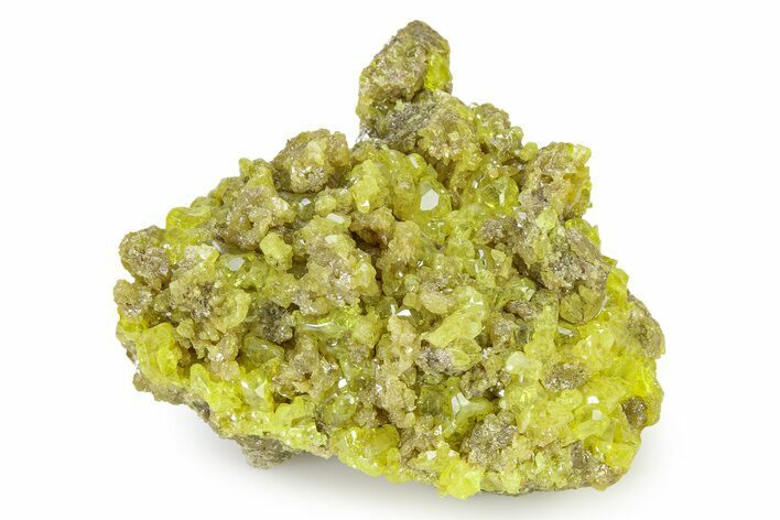 Bright-Yellow Sulfur Crystals - Bolivia #322540